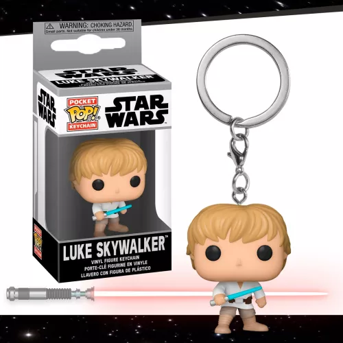 Funko Pop Keychain: Star Wars Classics - Luke Skywalker Llavero