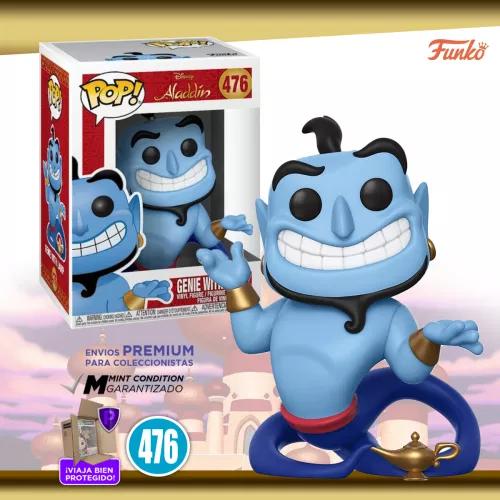 Funko Pop! Disney:Aladdin - Genie with Lamp #476