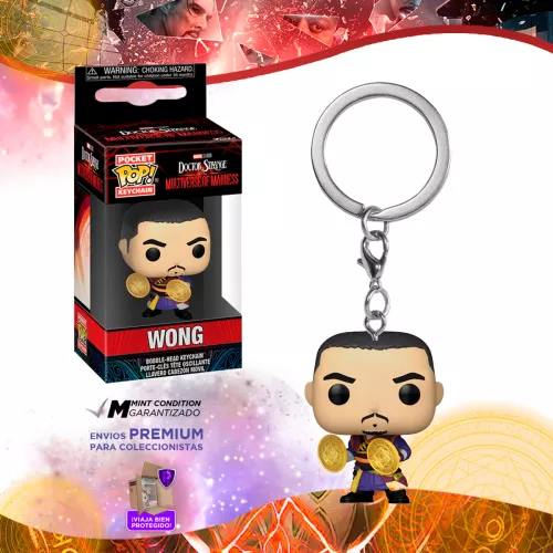 Funko Pop Keychain Wong Dr Strange in the Multiverse of Madness