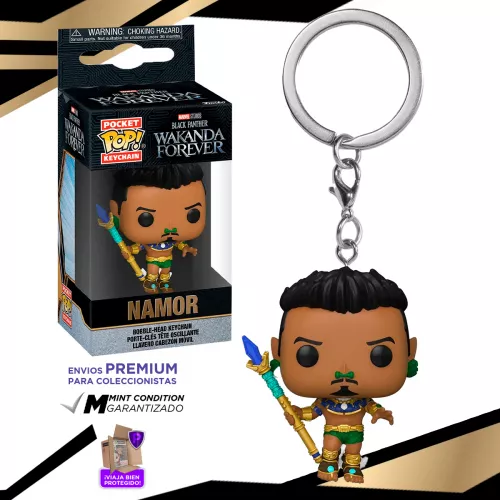 Funko Pop Keychain: Marvel Black Panther Wakanda Forever - Namor Llavero