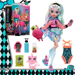 Monster High Doll, G3 Lagoona Blue con accesorios y Pet Piranha