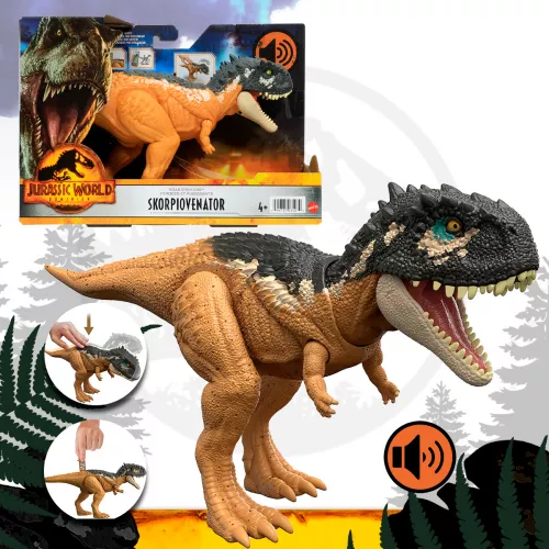 Jurassic World Dominion Roar Strikers - Skorpiovenator Mattel