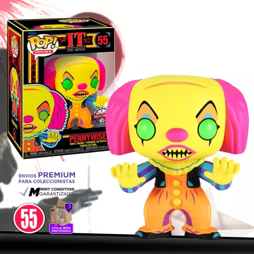 Funko Pop Movies: It - Pennywise Blacklight #55