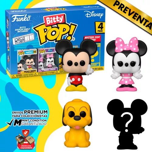 PREVENTA: Funko Bitty Pop: Disney - Mickey 4 Pack