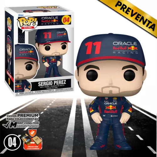 PREVENTA: Funko Pop  Formula 1 Red Bull - Checo Perez #04