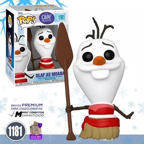 Funko Pop Disney Olaf Como Moana  #1181 Olaf Presenta