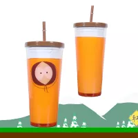 Vaso South Park Kenny con popote y tapa de plastico 735 ml