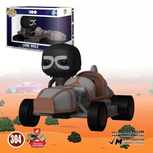 Funko Pop Rides Deluxe Mad Max The Road Warrior - Lone Wolf #304