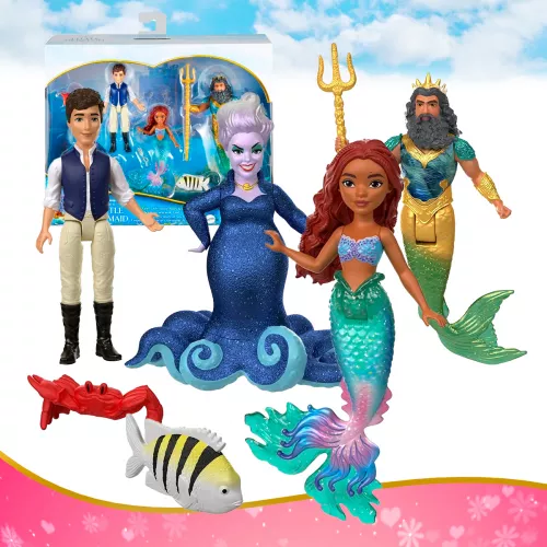 Mattel Disney Set Historia Las aventuras De La Sirenita Ariel