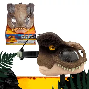 Mattel Jurasic World Dominion Mascara Interactiva Muerde T-Rex