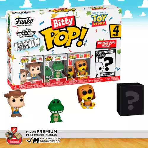 Funko Bitty Pop Toy Story - Woody 4 Pack