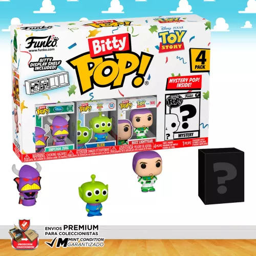 Funko Bitty Pop Toy Story - Emperador Zurg 4 Pack