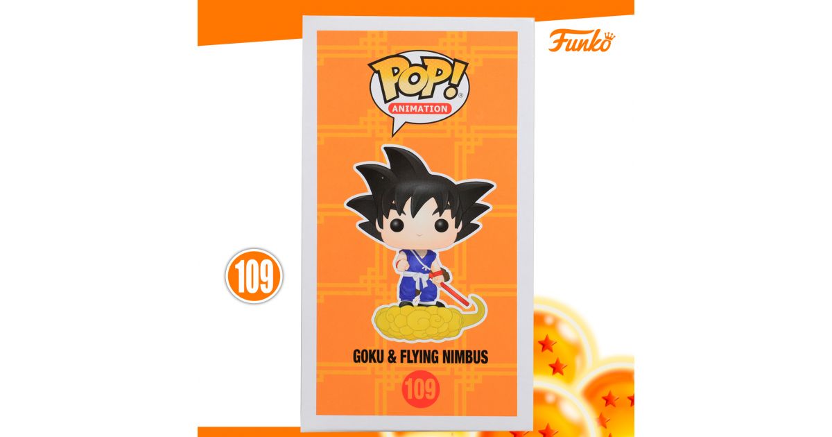 Funko Pop Animation: Dragon Ball - Goku & Nimbus #109 | Funko Pop | Cracken  Shop