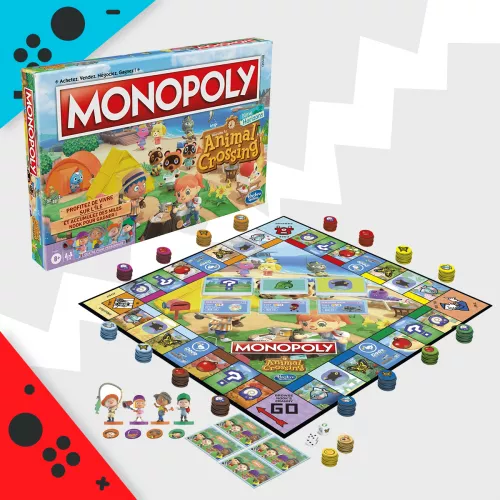 Monopoly Juego Mesa Edicion Especial Hasbro -Animal Crossing