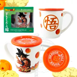 Taza con Portavasos Dragon Ball Super- CMG Goku