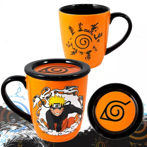 Taza con Portavasos Naruto- CMG