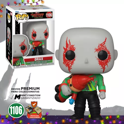 Funko Pop Drax #1106 Guardians Of The Galaxy Holiday Special