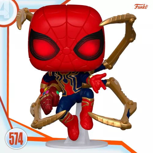 Funko Pop Avengers Endgame - Iron Spider con Guantelete Glow #574