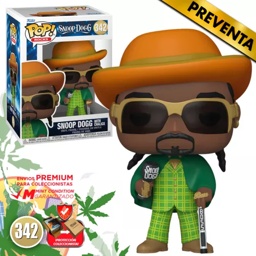 PREVENTA- Funko Pop Rocks: Snoop Dogg con Caliz #342