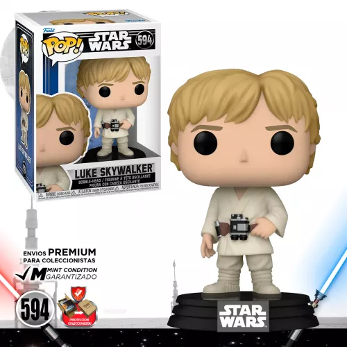 Funko Pop Star Wars: Clasico Luke Skywalker #594