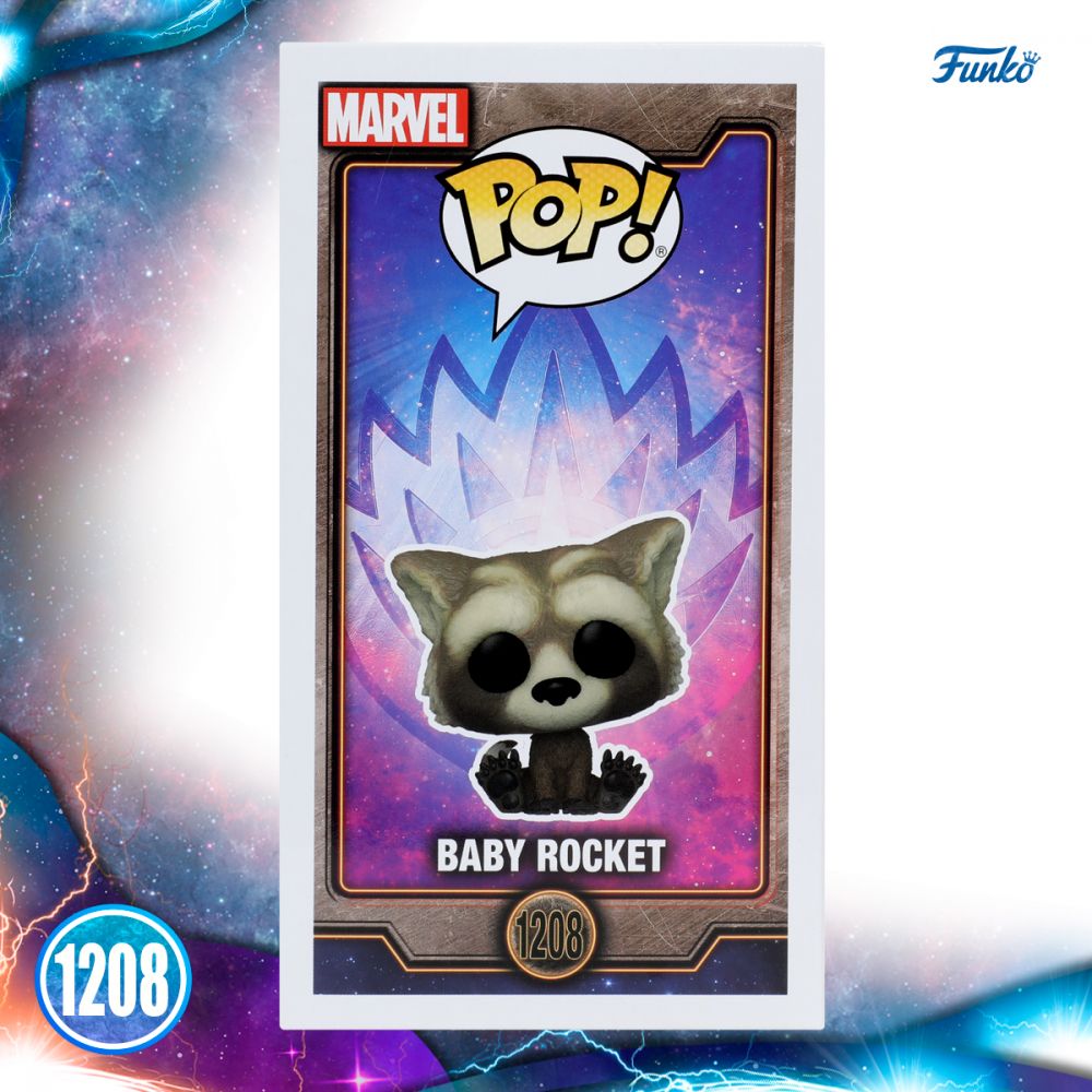 Funko Pop Marvel: Guardianes De La Galaxia 3 - Bebe Rocket #1208