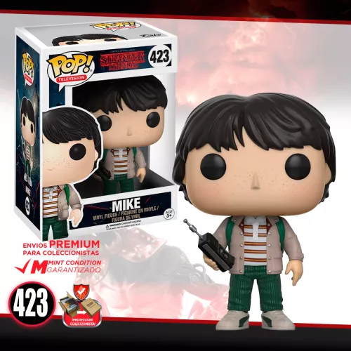 Funko Pop Television Mike Con Walkie Talkie #423 Stranger Things