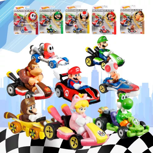 Super Mario Kart Hot Wheels 2023 Mix