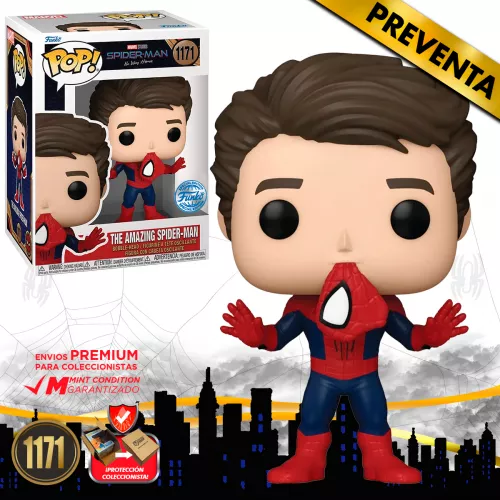 PREVENTA- Funko Pop Marvel: Spider Man No Way Home - Spider Man Andrew Garfield Sin Mascara #1171