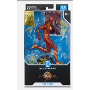 Figura de colección 7 The Flash: The Flash Movie. Variante Speed Force (Gold Label)