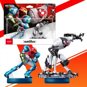 Nintendo Switch Metroid Dread Amiibo 2 Pack for Nintendo Switch