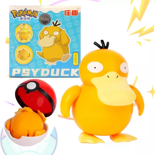 Figura Pokemon Pokebola Lanzador Pop Original Psyduck