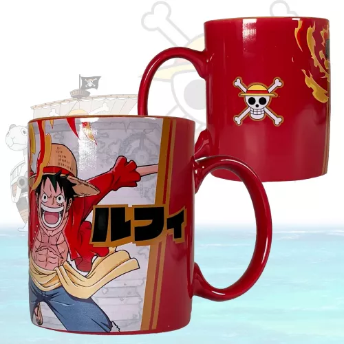 Taza One Piece- Luffy Haki de Armadura