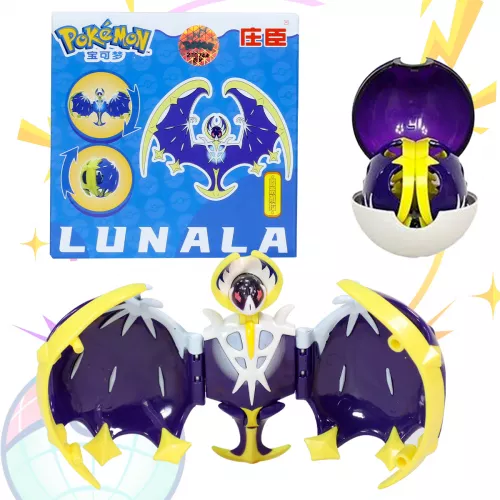 Figura Pokemon Pokebola Lanzador Pop Original Lunala